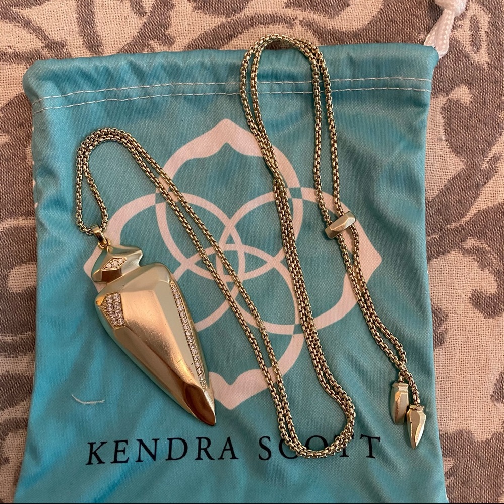 LIMITED EDITION Kendra Scott Gold Staley Necklace